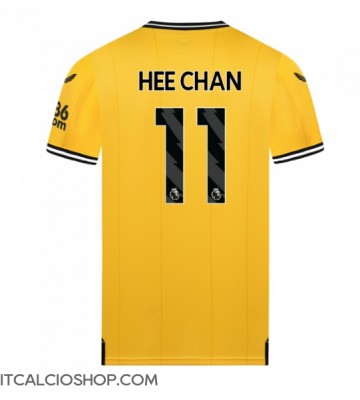 Wolves Hee-chan Hwang #11 Prima Maglia 2023-24 Manica Corta